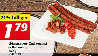 Nah&Frisch Wiesbauer Cabanossi 100 g Angebot