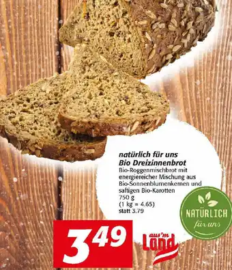 Nah&Frisch Natürlich Für Uns Bio Dreizinnenbrot Angebot
