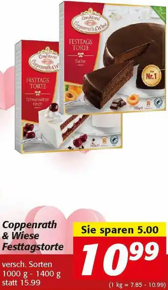 Nah&Frisch Coppenrath & Wiese Festtagstorte Angebot