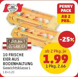 PENNY 10 frische eier aus bodenhaltung Angebot