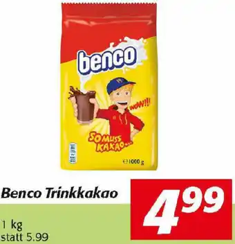 Nah&Frisch Benco Trinkkakao 1kg Angebot