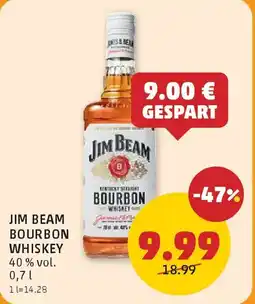 PENNY Jim beam bourbon whiskey Angebot