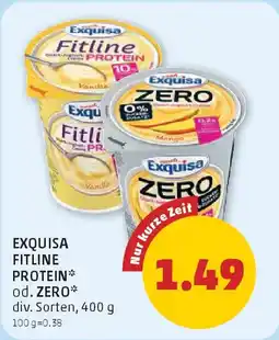 PENNY Exquisa fitline protein od. zero Angebot