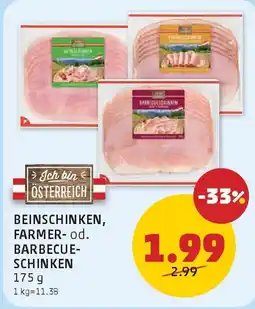 PENNY Beinschinken farmer-od. barbecue schinken Angebot
