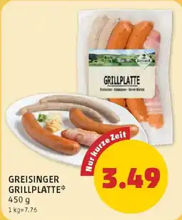 PENNY Greisinger grillplatte Angebot