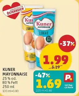 PENNY Kuner mayonnaise Angebot