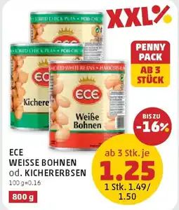 PENNY Ece weisse bohnen od. kichererbsen Angebot