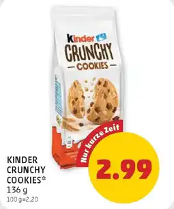 PENNY Kinder crunchy cookies Angebot