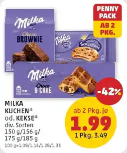 PENNY Milka kuchen od. kekse Angebot