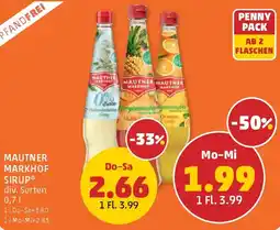 PENNY Mautner markhof sirup Angebot