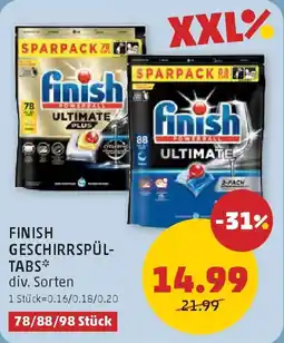 PENNY Finish geschirrspül tabs Angebot