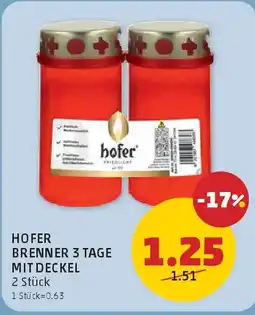 PENNY Hofer brenner 3 tage mit deckel Angebot