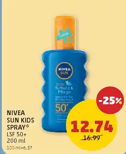 PENNY Nivea sun kids spray Angebot