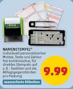 PENNY Namenstempe Angebot