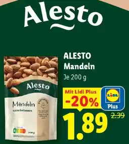 Lidl Alesto mandeln Angebot