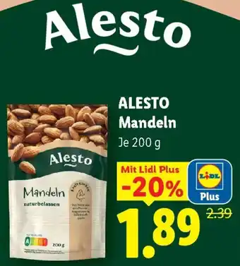 Alesto mandeln