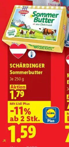 Lidl Schärdinger sommerbutter Angebot