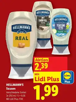 Lidl Hellmann's saucen Angebot