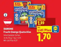 Lidl Danone frucht zwerge quetschies Angebot