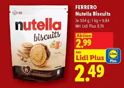 Lidl FERRERO Nutella Biscuits Angebot