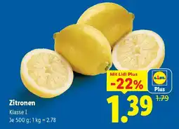 Lidl Zitronen Angebot