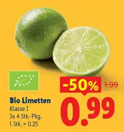 Lidl Bio Limetten Angebot