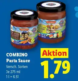 Lidl Combino pasta sauce Angebot