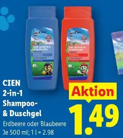Lidl Cien 2ini shampoo & duschgel Angebot