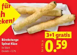 Lidl Börekstange spinat käse Angebot