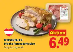 Lidl Wiesentaler frische putenoberkeulen Angebot