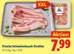 Lidl Frische schweinebauch streifen Angebot