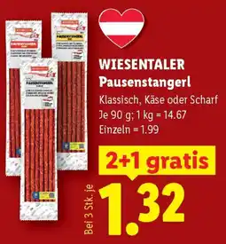 Lidl Wiesentaler pausenstangerl Angebot
