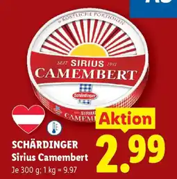 Lidl Schärdinger sirius camembert Angebot
