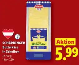 Lidl Schärdinger butterkäse in scheiben Angebot