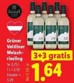 Lidl Grüner veltliner welsch riesling Angebot