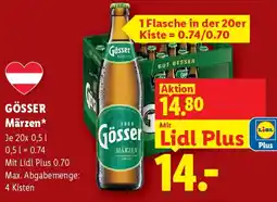 Lidl Gösser marzen Angebot