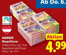 Lidl Manner neapolitaner Angebot