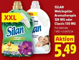 Lidl Silan weichspüler aromatherapie 126 wg oder classic 130 wg Angebot