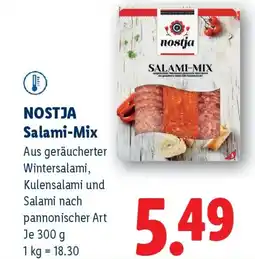 Lidl Nostja salami mix Angebot