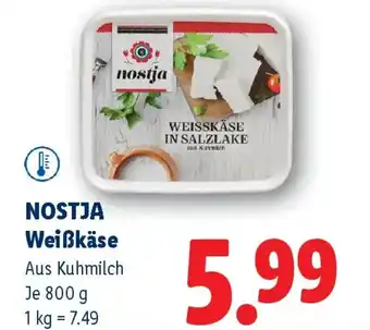 Lidl Nostja weißkäse Angebot