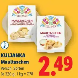 Lidl Kuljanka maultaschen Angebot