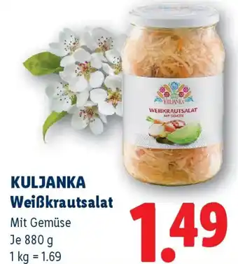 Lidl Kuljanka weißkrautsalat Angebot