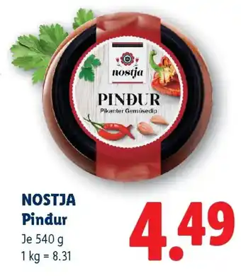 Lidl Nostja pindur Angebot