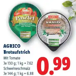 Lidl Agrico brotaufstrich Angebot