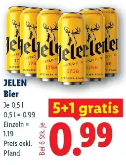 Lidl Jelen bier Angebot