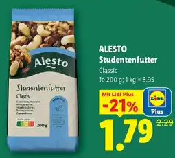 Lidl Alesto studentenfutter Angebot