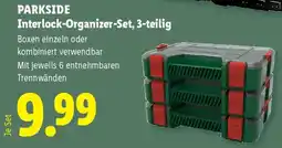 Lidl Parkside interlock organizer set Angebot