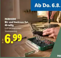 Lidl Parkside bit und stecknussset Angebot