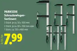 Lidl Parkside schraubzwingen sortiment Angebot