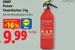 Lidl Anaf pulver feuerlöscher Angebot